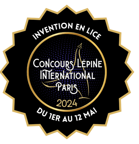 Pastille invention en lice - CLI Paris 2024 (noir-fond transparent)