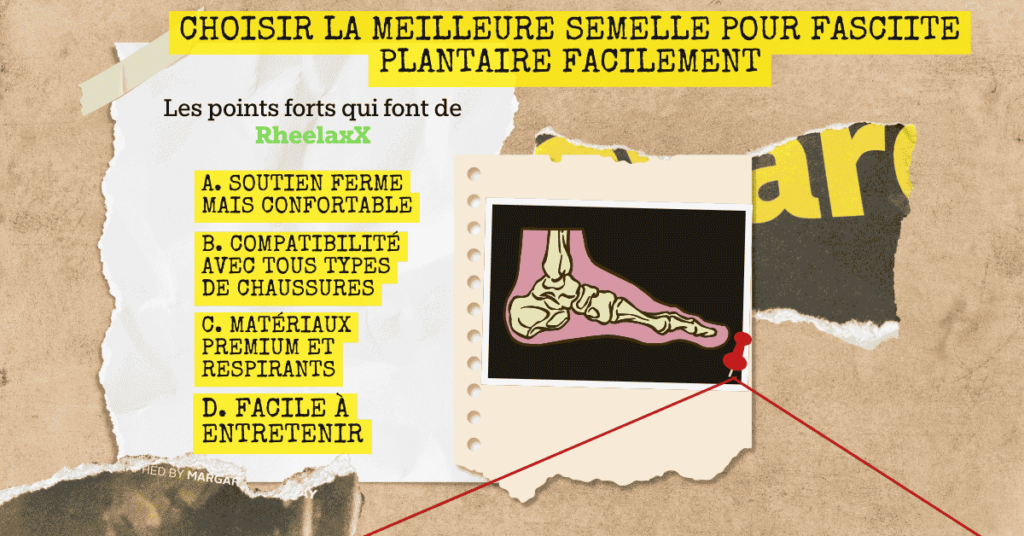 Choisir la meilleur semelle pour fasciite plantaire facilement